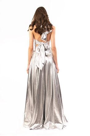 "Lunar" Runway Gown, Silver